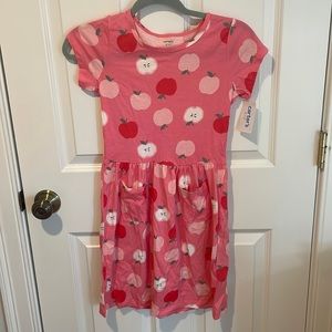 NWT Carters apple dress size 12